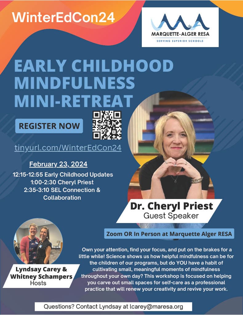 WinterEdCon24 Early Childhood mindfulness mini-retreat.
